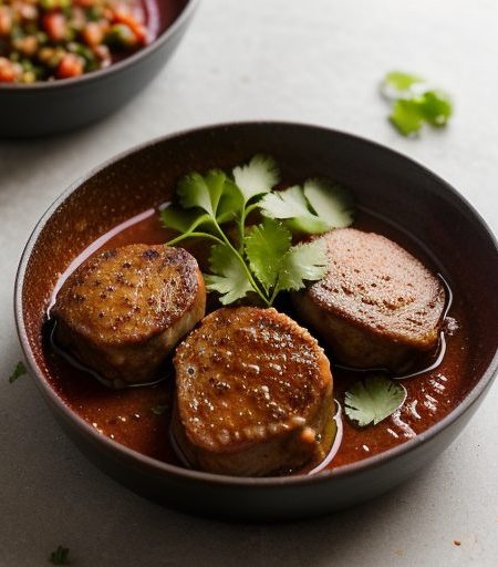Chuletas en Salsa Vino (Pork Chops in Wine Sa recipe image