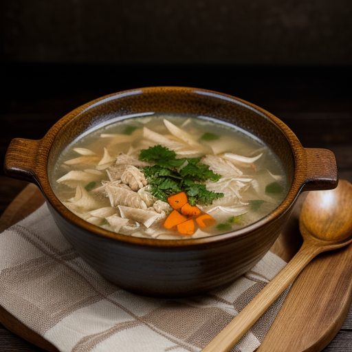 Chunky Chicken Rice Soup recipe image