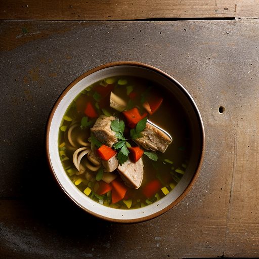 Chunky Chicken Soup, Mediterranean Style recipe image