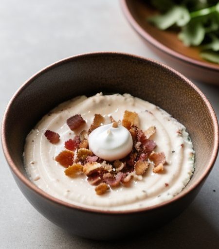 Chunky Clam and Bacon Dip With Pita Toasts recipe image