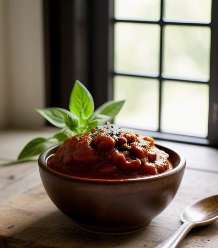 Chunky Garden-Tomato Sauce recipe image