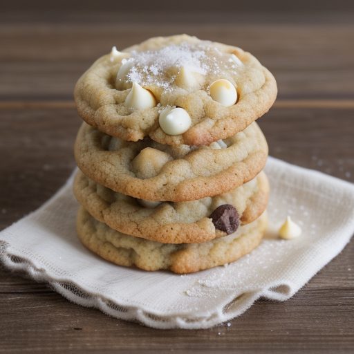 Chunky Macadamia Nut-White Chocolate Cookies - House Beau recipe image