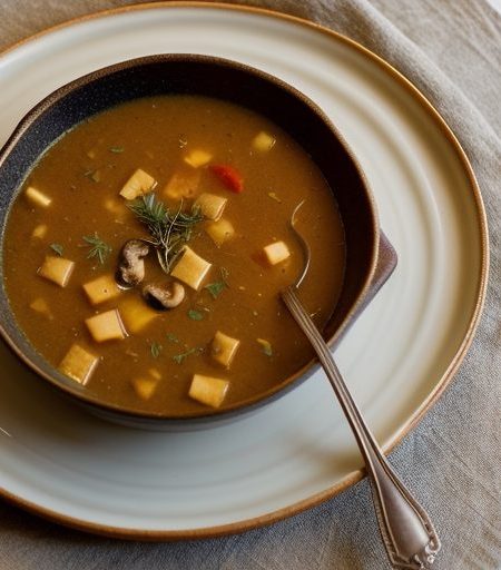 Chunky Pizza Soup recipe image