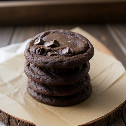 Chunky Triple-Chocolate Cookies recipe image
