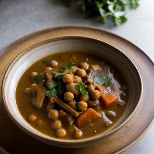 Chunky Vegetable Stew With Chickpeas recipe image