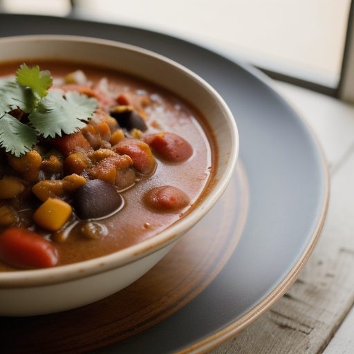Chunky Vegetarian Chili recipe image