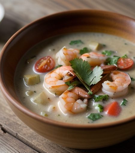 Chupe De Camarones (Shrimp Chowder recipe image