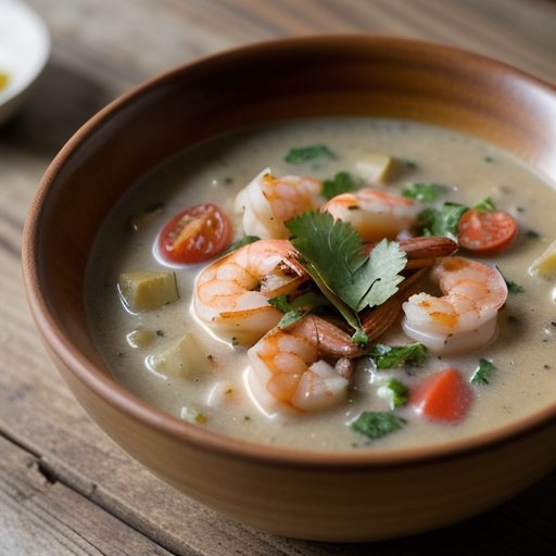 Chupe De Camarones (Shrimp Chowder recipe image