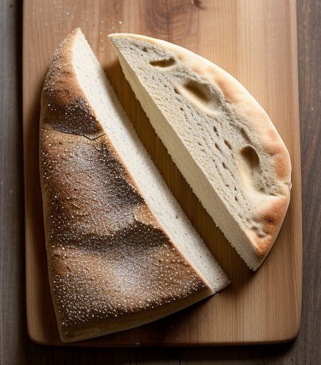 Churek / Flat Armenian Bread With Sesame Seed recipe image