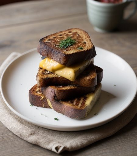 Chutney Cheese Toasts recipe image