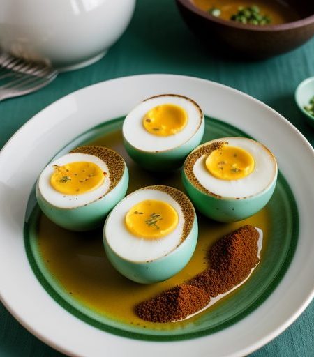 Chutney Stuffed Eggs recipe image