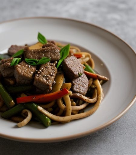 Cider Sausage Stir-Fry (Marguerite Patten recipe image
