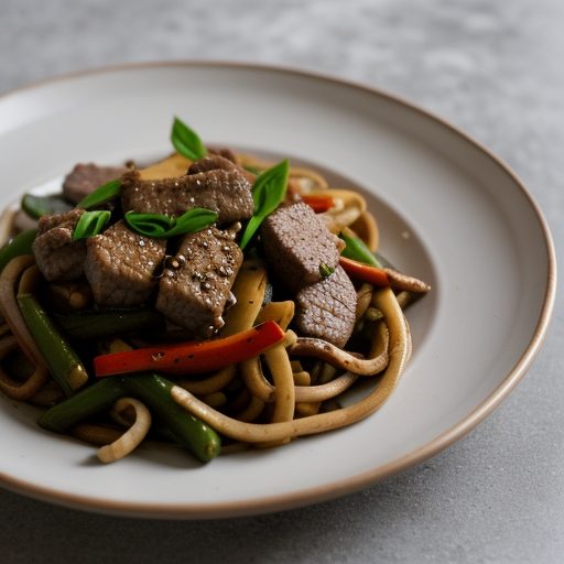 Cider Sausage Stir-Fry (Marguerite Patten recipe image