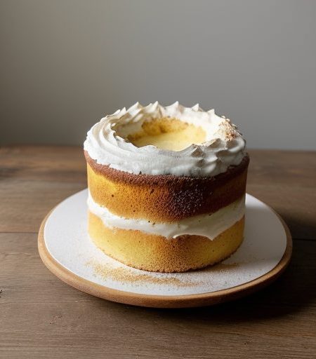 Cinnamon-Apple Angel Food Cake recipe image