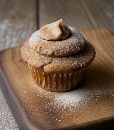 Cinnamon-Applesauce Muffins recipe image
