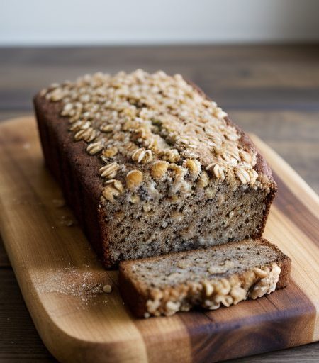 Cinnamon Banana Oat Bread recipe image
