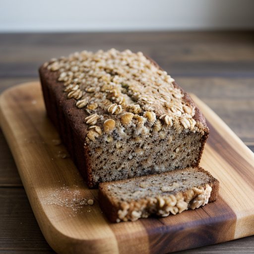 Cinnamon Banana Oat Bread recipe image