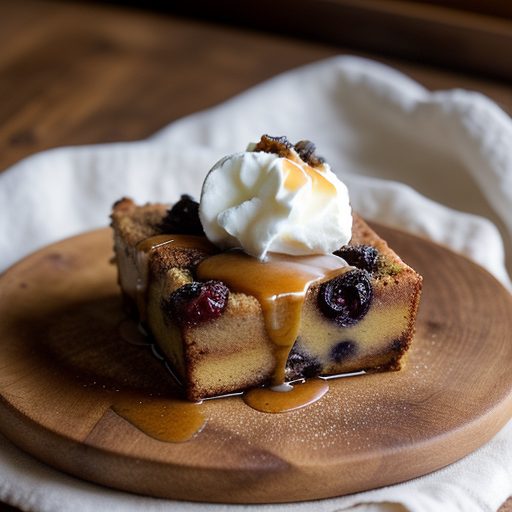 Cinnamon Bread Pudding With Whiskey Sauce recipe image