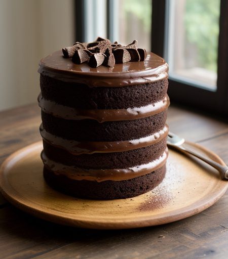 Cinnamon Chocolate Cake recipe image