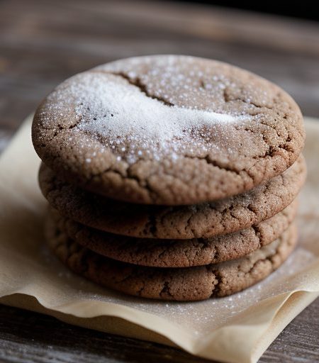 Cinnamon-Coffee Cookies recipe image