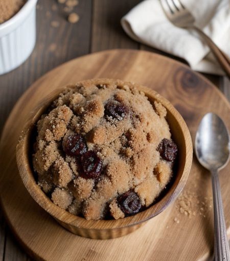 Cinnamon-Raisin Apple Crumble recipe image