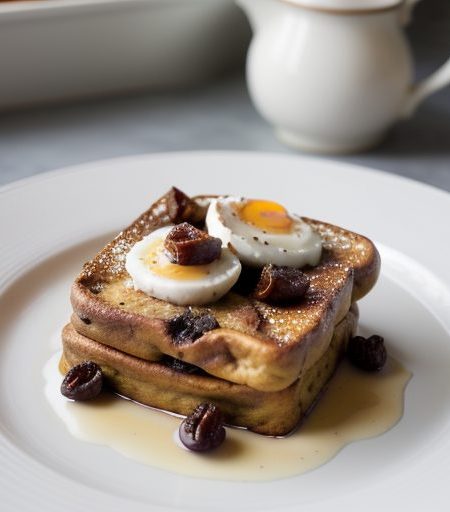 Cinnamon Raisin French Toast With Date-Nut B recipe image
