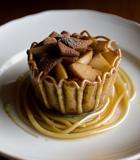 Cinnamon Scented Apple Noodle Kugel recipe image