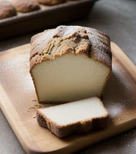 Cinnamon Sugar Crusted Sweet Bread recipe image