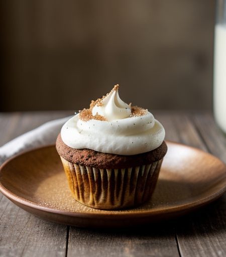 Cinnamon-Topped Carrotcake Muffins recipe image