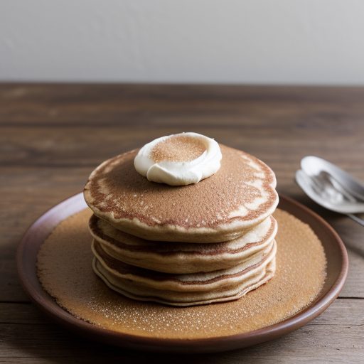 Cinnamon Wheat Bran Pancakes recipe image