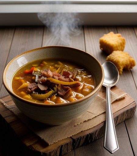 Ciorba Teraneasca (Rumanian Cabbage Soup With recipe image