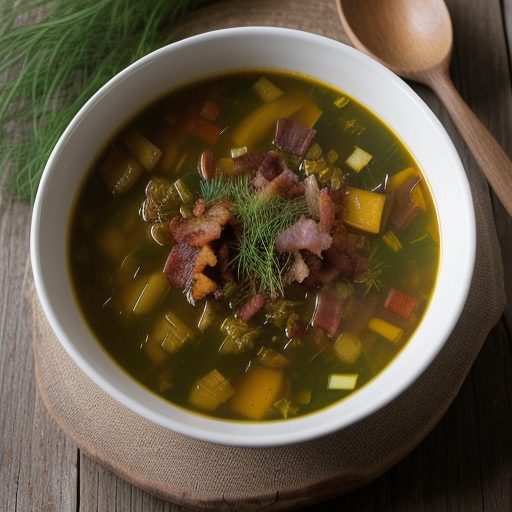 Ciorba Teraneasca (Rumanian Cabbage Soup With Bacon recipe image