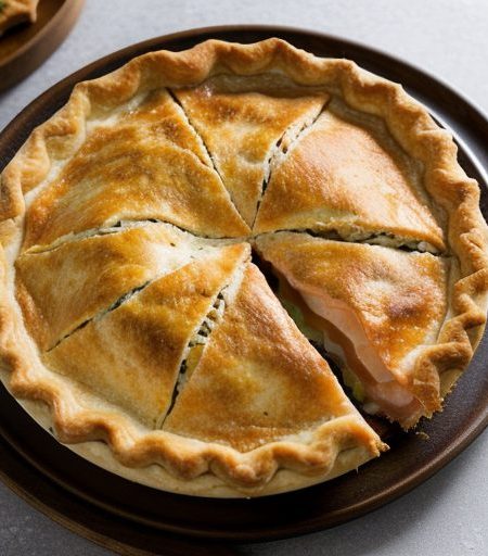 Cipate Au Salmon (Layered Salmon Pie recipe image