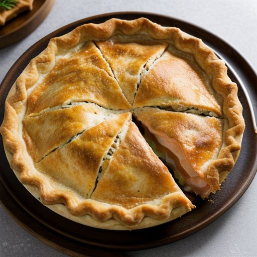 Cipate Au Salmon (Layered Salmon Pie recipe image