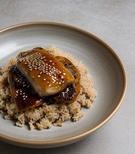 Citrus Chicken & Rice Teriyaki recipe image