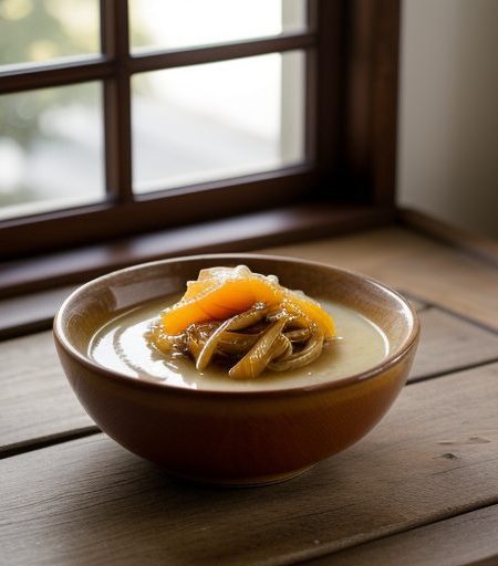 Citrus-Savory Caramel Sauce recipe image