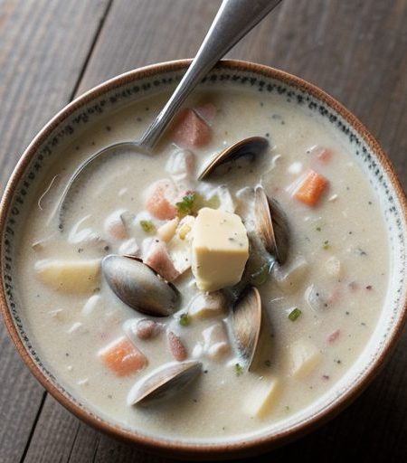 Clam Chowder - From a New England Famous Rest recipe image
