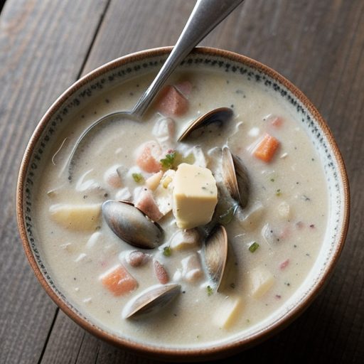 Clam Chowder - From a New England Famous Rest recipe image