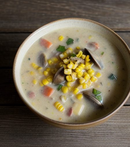 Clam & Corn Chowder recipe image
