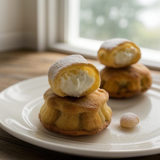 Clam Macadamia Puffs recipe image