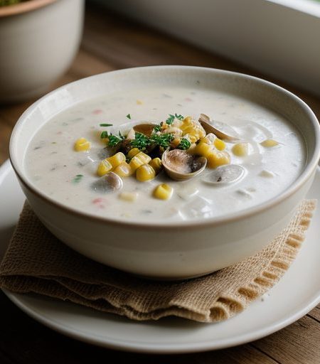 Clam and Corn Chowder recipe image