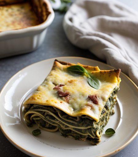 Classic Spinach Lasagna recipe image
