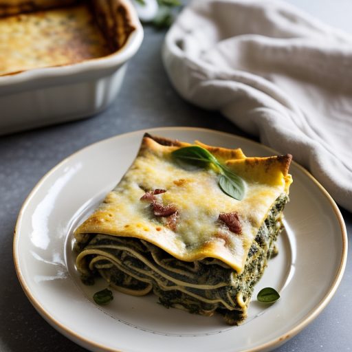 Classic Spinach Lasagna recipe image