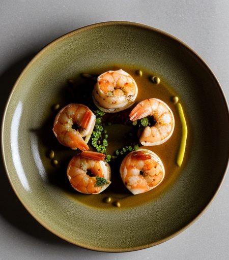 Clay Pot Shrimp With Bean Thread Noodles - Goong Ope Maw recipe image
