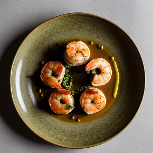 Clay Pot Shrimp With Bean Thread Noodles - Goong Ope Maw recipe image