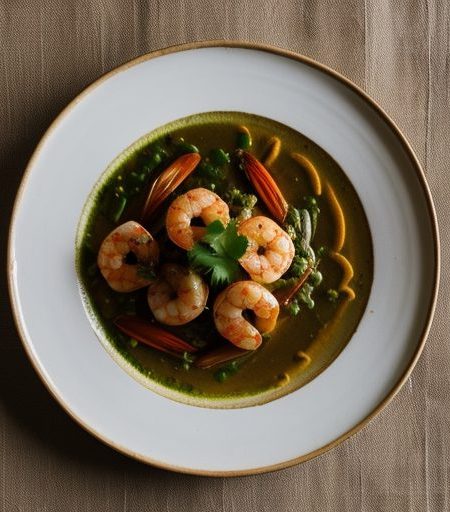 Clay Pot Shrimp With Bean Thread Noodles(goong Ope Maw Di recipe image