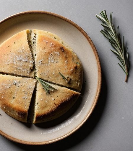Coarse Salt and Rosemary Focaccia recipe image