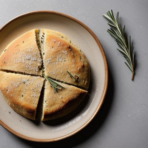 Coarse Salt and Rosemary Focaccia recipe image