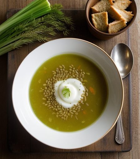 Cock-a-Leekie (Chicken & Leek Soup recipe image