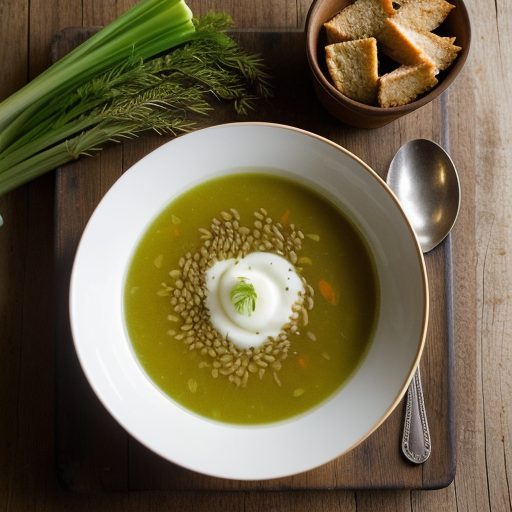 Cock-a-Leekie (Chicken & Leek Soup recipe image